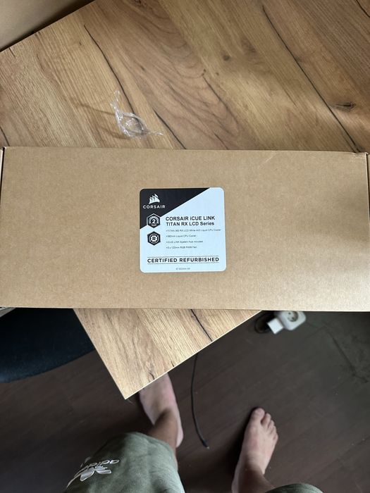 Нова СРО Corsair iCUE LINK TITAN 360 RX LCD White (Refurbished)