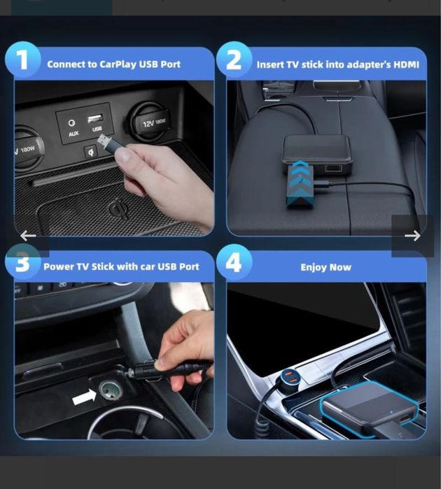 OTTOCAST CA361 Carplay Car TV Mate