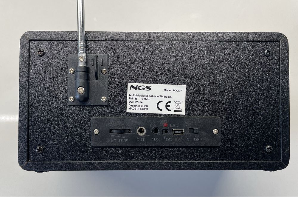 Rádio NGS ROOMY – Multimédia com USB, SD e Comando