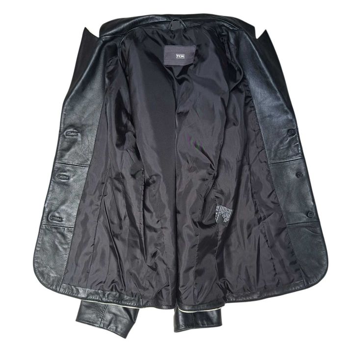 Czarna kurtka 100% skóra naturalna TCM, R. M/L