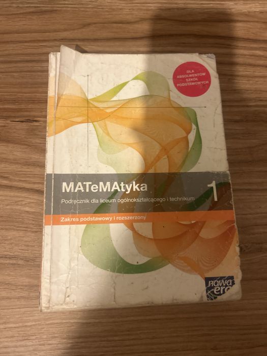 Podręcznik Matematyka Klasa 1, Nowa Era