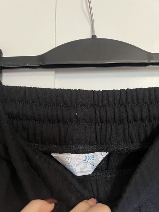 Spodenki dresowe XXS Primark czarne