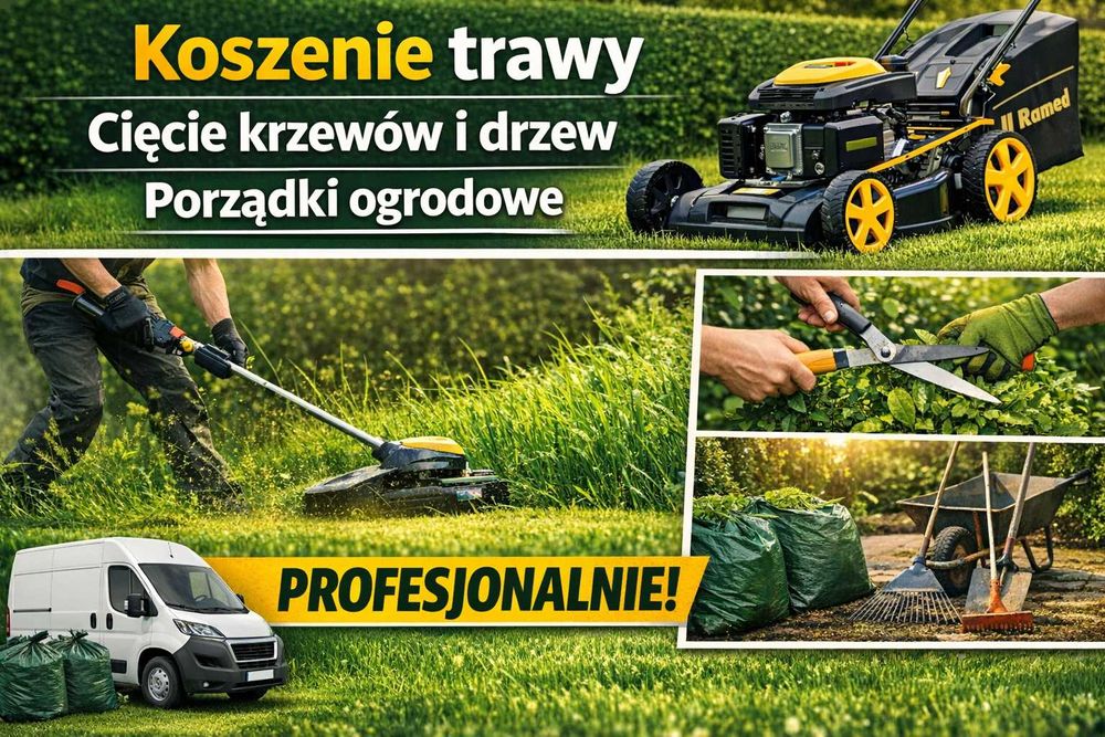 Usługi ogrodowe Chrzanów – koszenie, cięcia, porządki