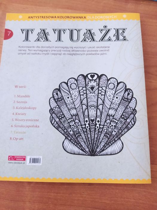 Tatuaże. Antystresowa kolorowanka dla dorosłych.
