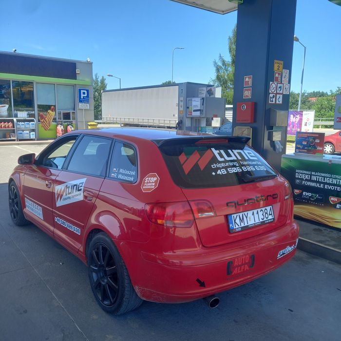 Audi A3 8P Quattro Film w opisie Rajd 2.0 TFSI 260 HP 400 NM Chiptunin
