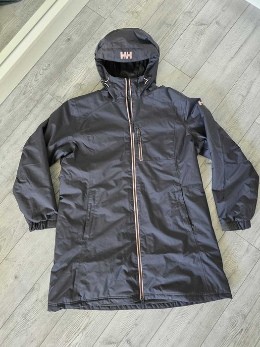 Helly-Hansen 62395 damska długa kurtka Belfast, 980 Ebony, XXL
