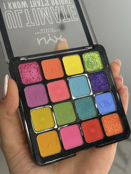 Paleta cieni NYX Ultimate I know that’s bright