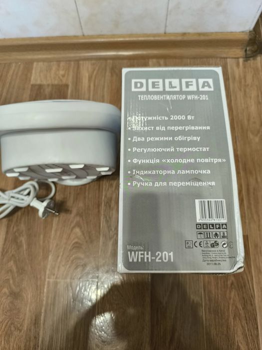 Тепловентилятор DELFA WFH-201