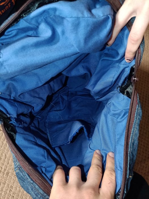 Джинсовый рюкзак