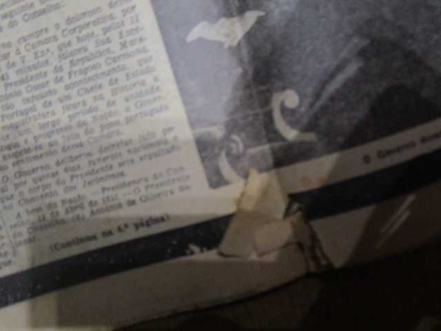 Jornais morte Oliveira Salazar