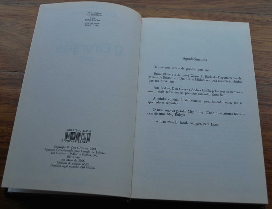 O Cirurgião de Tess Gerritsen
