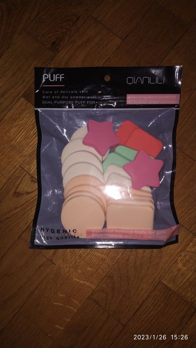 Набір спонжиків для макіяжу (20 штук)