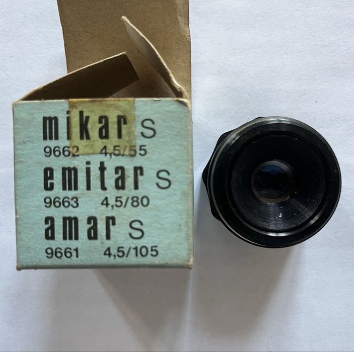 Obiektyw powiększalnikowy Mikar S 4,5/55