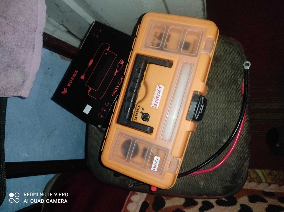 Стація портативна  для роботи  від акума     автономно.