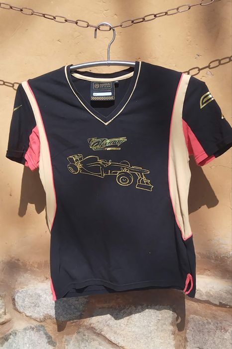 Lotus f1 team kimi räikkönen винтажная футболка, xs.