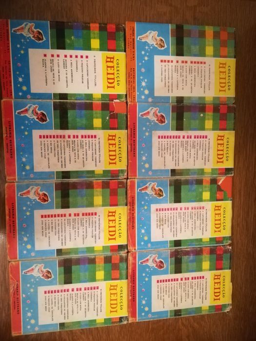 25 Livros Bonanza, Tarzan e Coleção Heidi anos 60