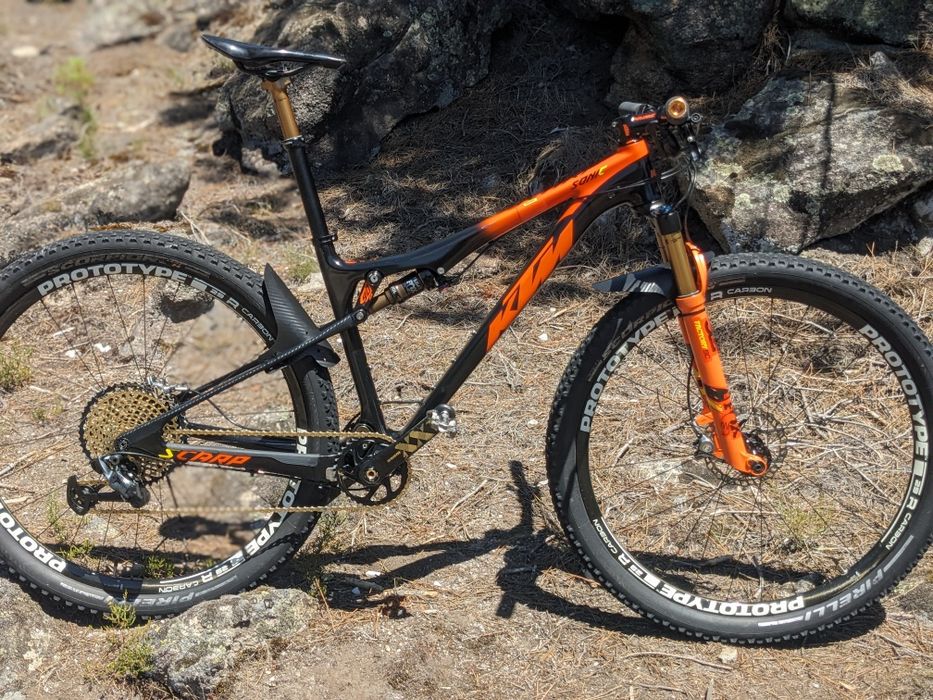 9,6kg KTM Sonic rodas Prototype carbono Sram XX1 Gold