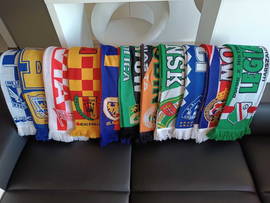 Szalik kibica Cracovia dwustronny WYPRZEDAŻ KOLEKCJI