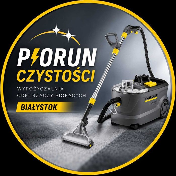 Wypożyczalnia wynajem odkurzaczy piorących Karcher Puzzi 10/1 – Pranie tapicerki, dywanów, aut CHOROSZCZ KRUPNIKI POROSŁY BIAŁYSTOK