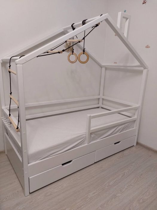Кроватка ліжко будинок кровать домік чердак ліжечко горище