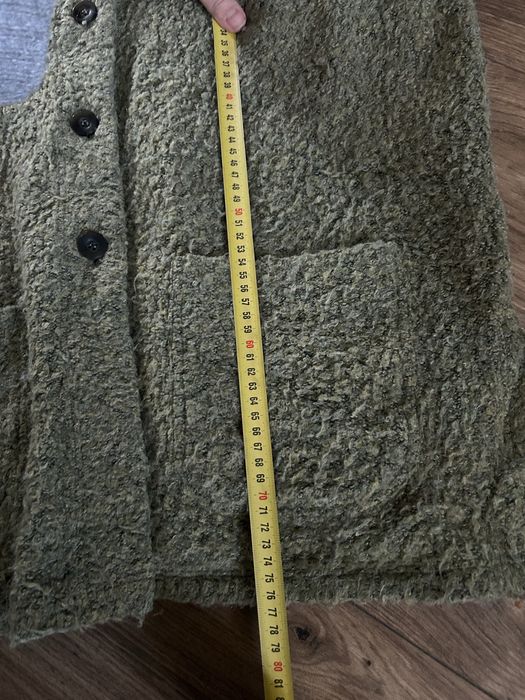 Damska luźna kurtka baranek na guziki