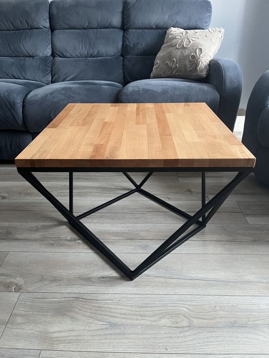 Stolik kawowy loft drewniany