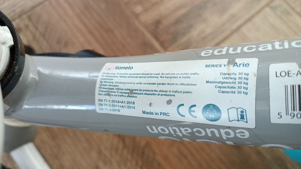 Rowerek biegowy dziecięcy Lionelo