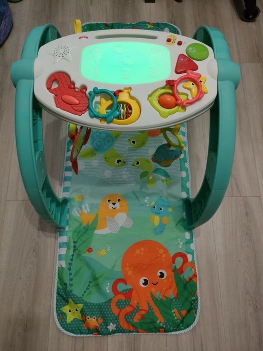 Fisher Price 4 w 1 Mata Aktywizująca Muzyczny Ocean, niemowlęca