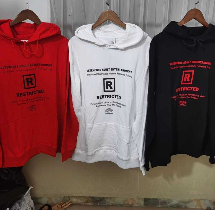 Худі Vetements Restricted найкраща якість