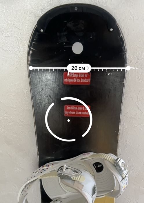 Сноуборд K2 142 см (з кріпленням, ботинками і чохлом)
