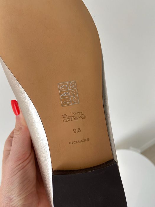 Жіночі лофери COACH оригінал коач Женские кожаные лоферы оригинал коуч