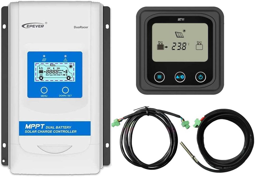 EPEVER Duo Racer 30Ah MPPT - Controlador Solar 2 Baterias