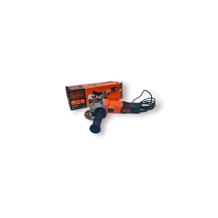 Rebarbadora Angular Black+Decker –710W –Ø115 mm– c/ Caixa e Acessórios