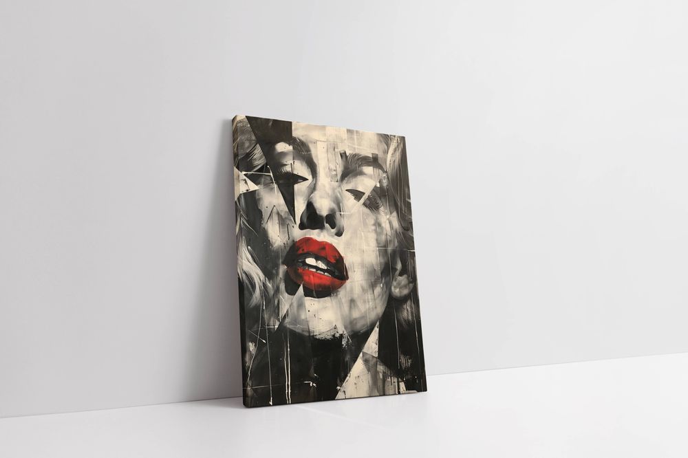 Obraz na płótnie Marilyn Monroe 60x80 cm - Ikona Popkultury w Pop-Art
