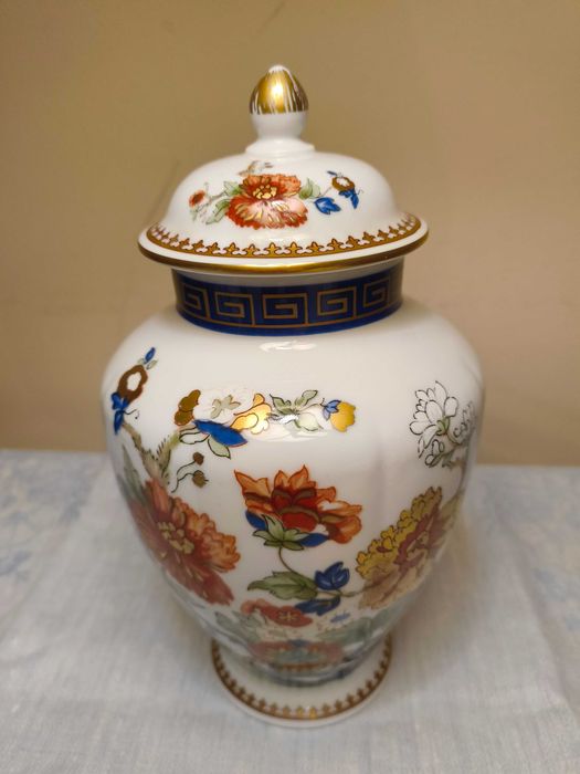 Pote em porcelana Porart com Tampa - Companhia das Índias