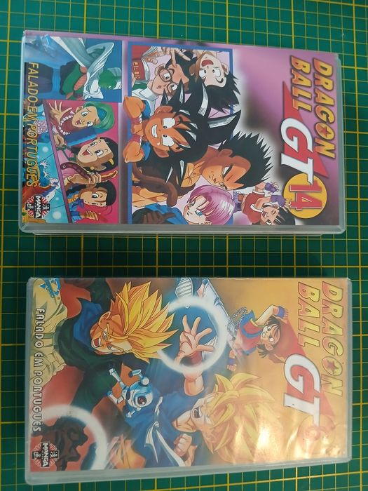 10 cassetes Dragon Ball VHS em Portugués