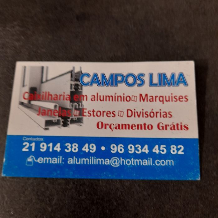 Estores,janelas p.v.c, marquises