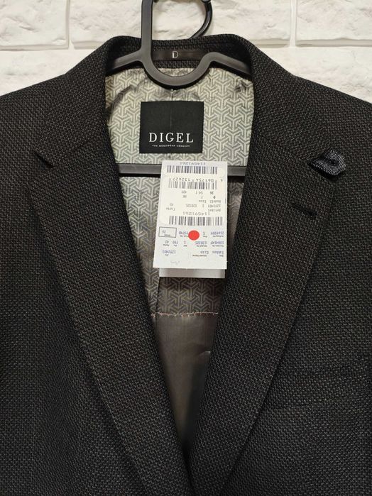 Digel ezzo р. l ( 26 ) піджак сірий чоловічий преміум можна на весілля