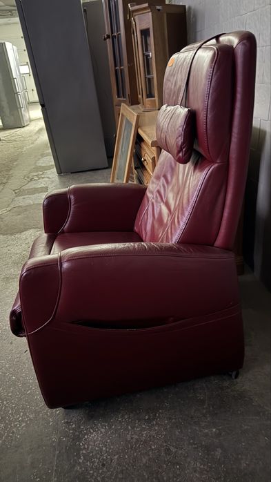Крісло шкіряне, єлектрореклайнер, кресло кожаное, электрическое