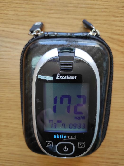 Glukometr - Aktivmed - GlucoCheck - Excellent - IGM-0028C Stan Idealny