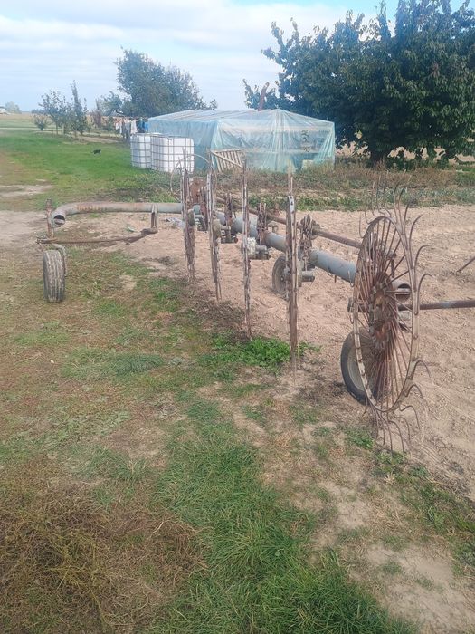 Pług 3 5 zagonowy Grudziądzki .  zgrabiarka  przewracarka