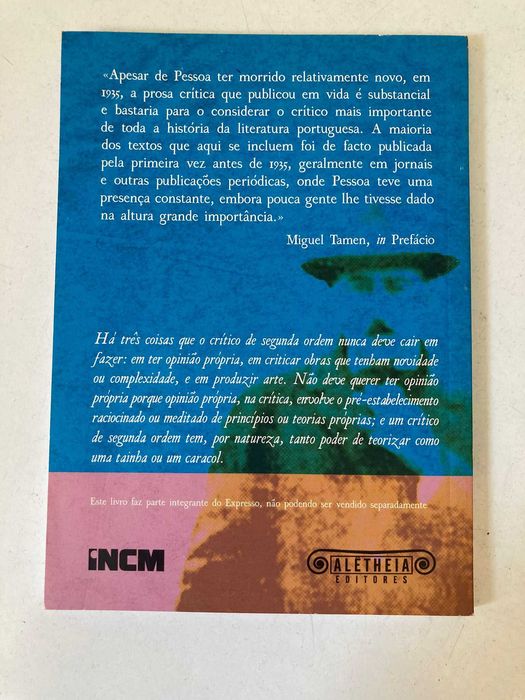 Livro - Prosa Crítica e Ensaística (Ctt editorial grátis)