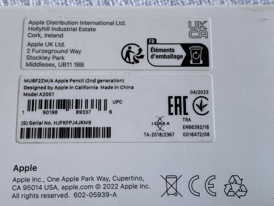 Apple Pencil 2 Stan dobry