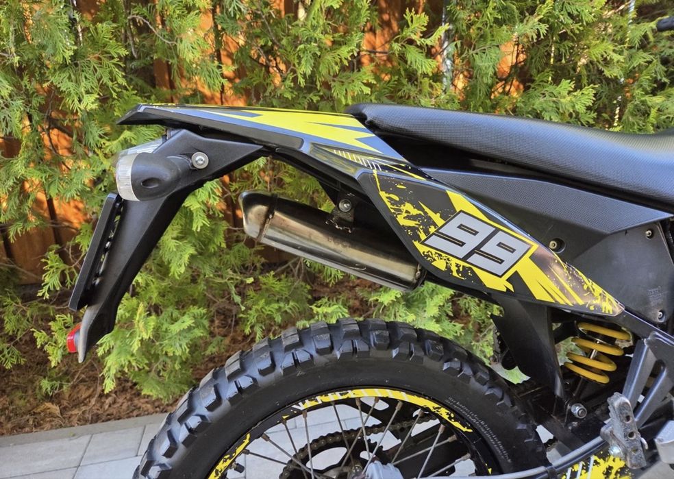Gilera rcr 50 enduro homologacja zarejestrowany