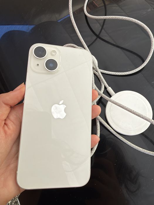 iPhone 14 128 GB Biały – Sprawny! + Ładowarka Indukcyjna Gratis! 85%