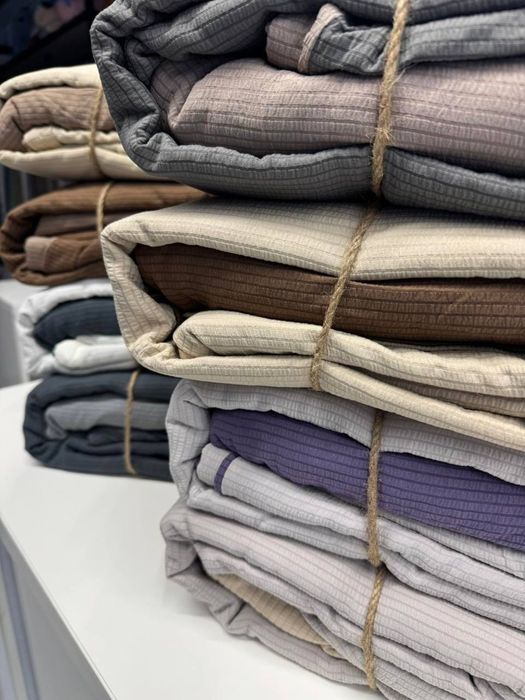 Півтораспальний комплект постільної білизни з вареної бавовни