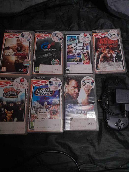 Oportunidade! Playstation Portable Original + 7 Jogos