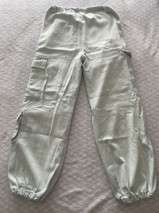Calça cargo azul claro da ZARA