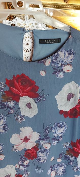 Nowa sukienka mohito xs s kwiaty oversize