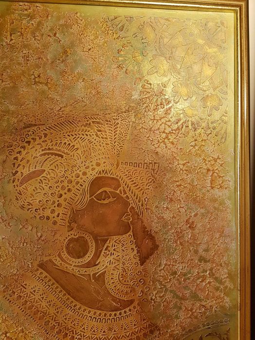 obraz kobieta 50 x 70 cm
